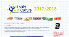 Desktop Screenshot of loisirsetculture.com